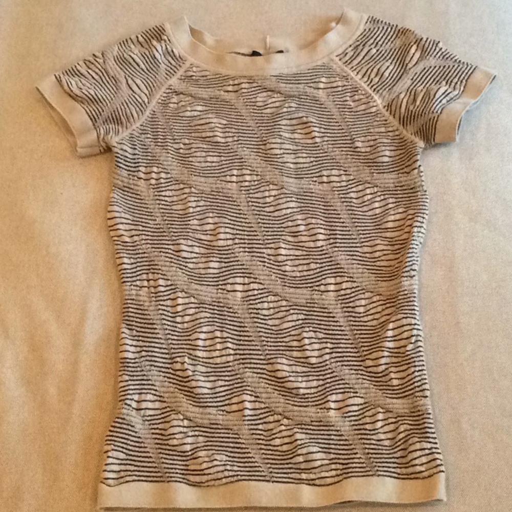 Cashmere Blend short sleeved sweater